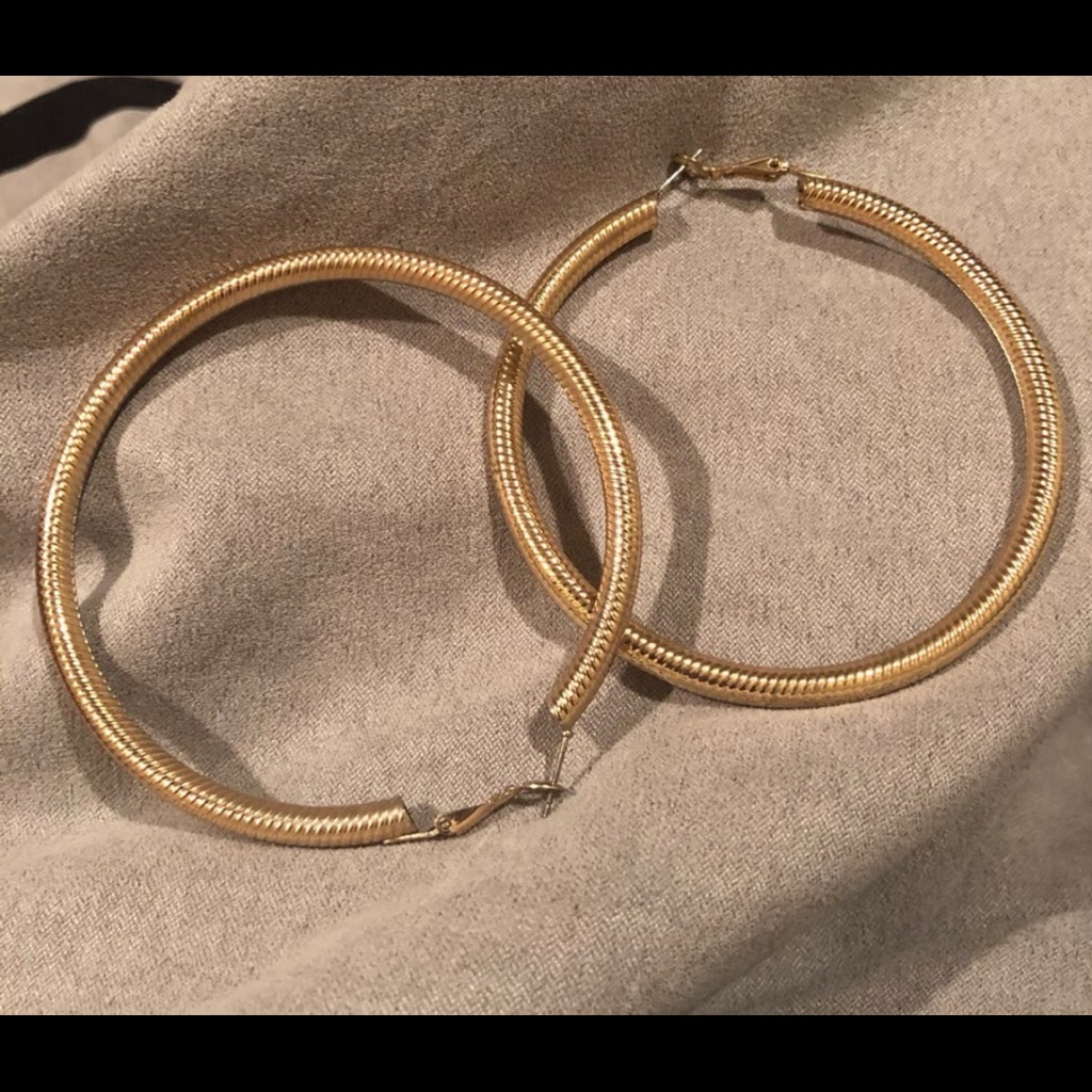 Gold Hoop Earrings